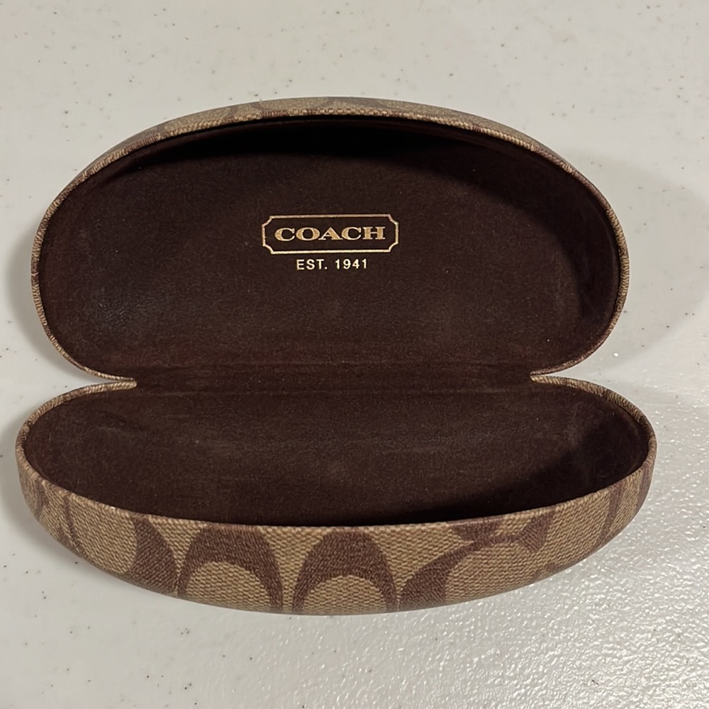 Coach Hard Clamshell Glasses Case